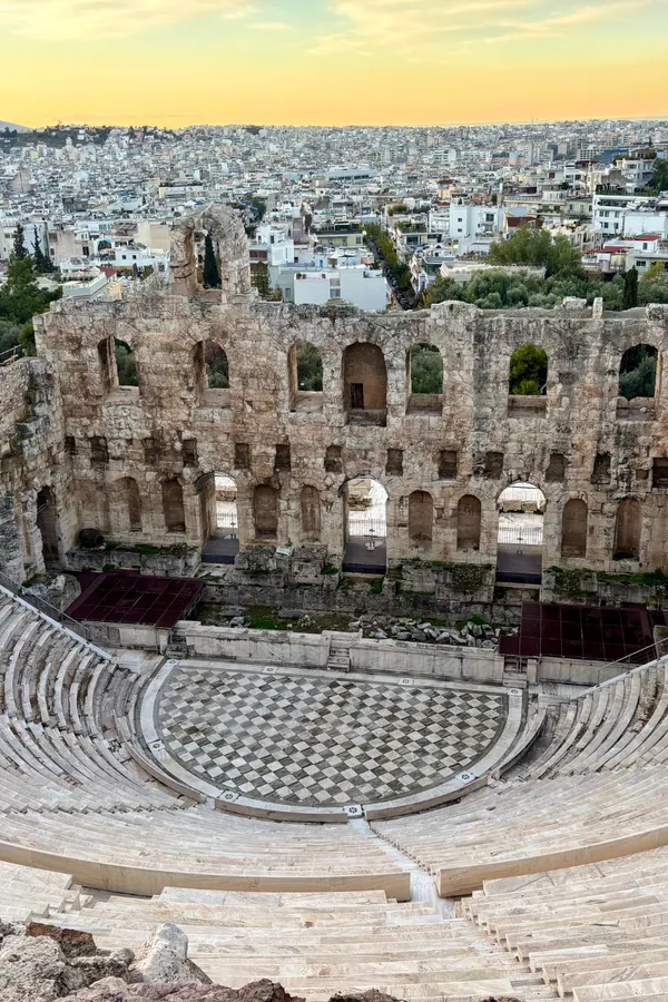 The Theatre of Dionysus at the Acropolis.