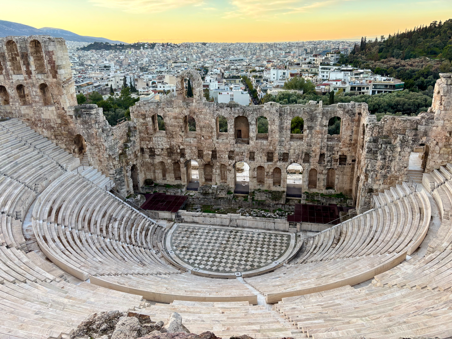 The Theatre of Dionysus at the Acropolis.